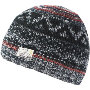 Prana Black Payne wool beanie / cap